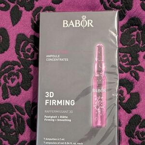 New Barbor 3D Firming 7 Ampoule Concentrates - Sealed In Box